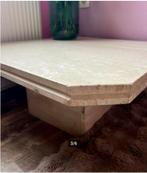 vintage salontafel natuursteen, Huis en Inrichting, Tafels | Salontafels, Ophalen, Overige materialen, Gebruikt, 50 tot 100 cm