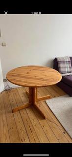 Vintage ronde grenen eettafel, Huis en Inrichting, Tafels | Eettafels, Ophalen, Gebruikt, 50 tot 100 cm, 50 tot 100 cm