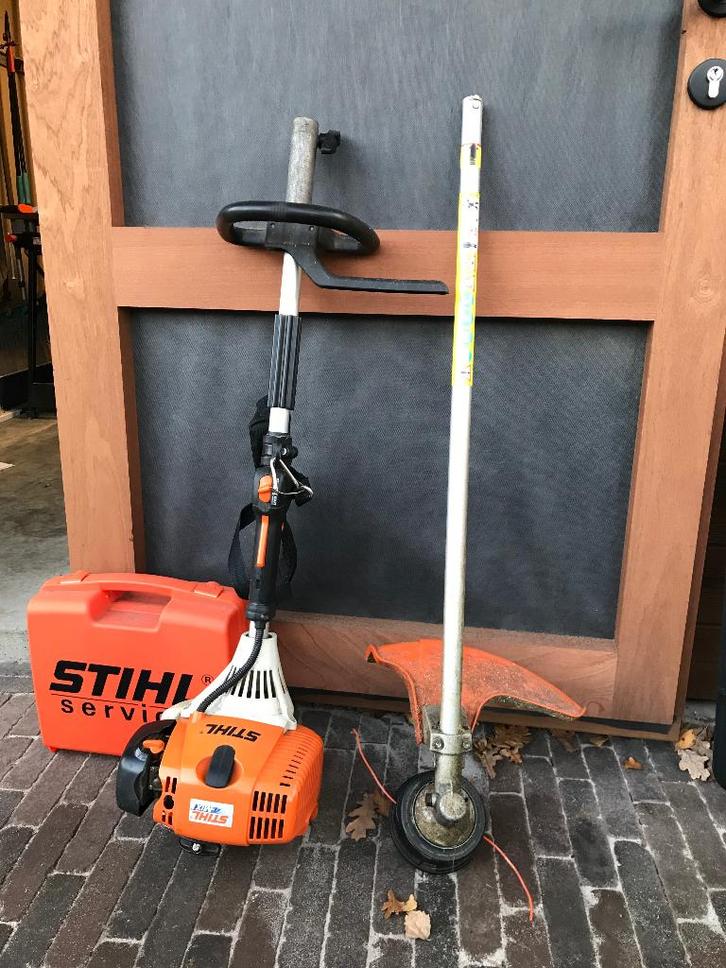 Bosmaaier STIHL KM 100, Tuin en Terras, Bosmaaiers, Gebruikt, Benzine, Ophalen
