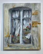 schilderij canvas 100x80 olieverf, Ophalen