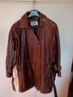 VESTE EN CUIR MARRON, Vêtements | Hommes, Vestes | Hiver, ORFATTI, Enlèvement ou Envoi, Brun, Porté