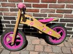 Houten loopfiets, Ophalen, Gebruikt