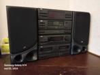 Chaîne hi-fi JVC 6 CD DOUBLE CASSETTES,  tuner radio., TV, Hi-fi & Vidéo, Chaîne Hi-fi, Enlèvement, Utilisé, JVC