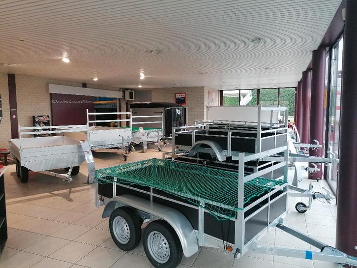 Aanhangwagens van 750 tot 3500 mtm Nieuw, Auto diversen, Aanhangers en Bagagewagens, Nieuw, Ophalen