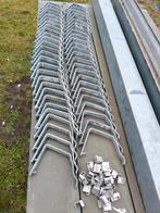 Zinken dakgoot met Beugels., Ophalen, Dakgoot