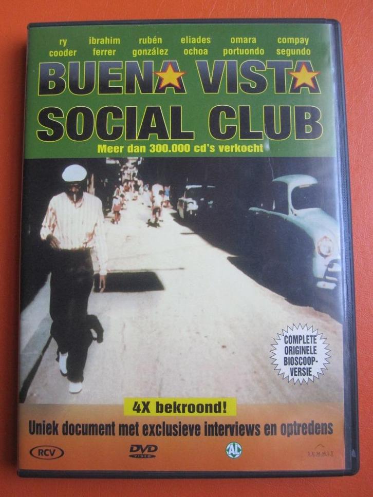 Buena Vista Social Club (1999), Cd's en Dvd's, Dvd's | Muziek en Concerten, Zo goed als nieuw, Documentaire, Alle leeftijden, Ophalen of Verzenden