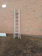 Ladder solide 2x8tr uitschuifbaar 4.20 hoog kan open staan, Bricolage & Construction, Échelles & Escaliers, Échelle, Enlèvement ou Envoi