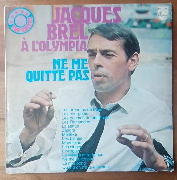LP/ JACQUES BREL/ A L' Olympia - Ne me quitte pas/ 1972, CD & DVD, Vinyles | Pop, Enlèvement ou Envoi