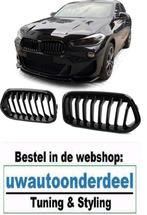 Grill Nieren Enkele Spijl Zwart Voor Bmw X2 F39, Verzenden
