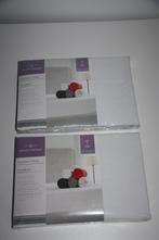 Quality textiles eenpersoons hoeslaken flanel nieuw 2 stuks, Huis en Inrichting, Eenpersoons, Nieuw, Ophalen of Verzenden, Wit