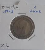 Zweden 1 Krone 1943 zilver, Verzenden