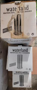 Colonnes d'eau en acier inoxydable Waterland nouvelles 3 piè, Jardin & Terrasse, Pièces d'eau & Fontaines, Inox, Ornement d'eau