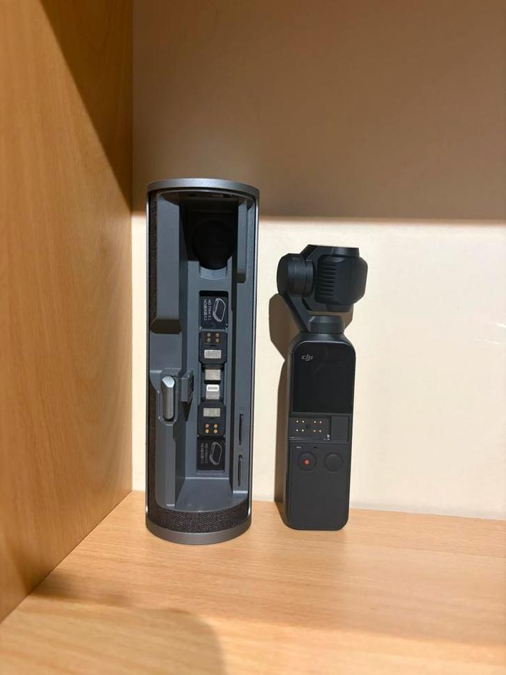 DJI Osmo Pocket + oplaadcase, Audio, Tv en Foto, Actiecamera's, Zo goed als nieuw, Overige merken, Ophalen of Verzenden