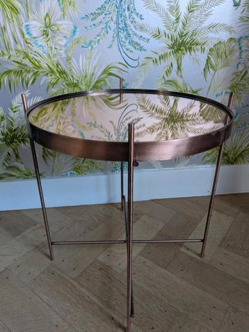 Bijzettafel omkeerbare spiegel met een diameter van 43 cm  beschikbaar voor biedingen