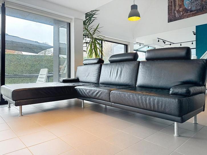 Chaise Volt moderne - Cuir véritable, Maison & Meubles, Canapés | Sofas & Chaises Longues, Utilisé, Quatre personnes ou plus, 250 à 300 cm