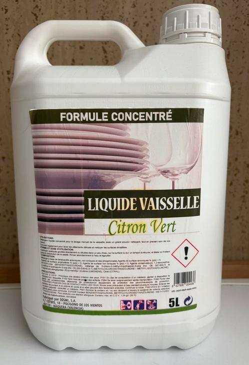 5 litres liquide vaisselle CONCENTRÉ citron vert neuf fermé, Elektronische apparatuur, Vaatwasmachines, Nieuw, Ophalen of Verzenden