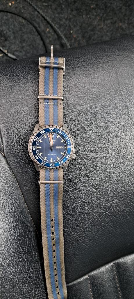 2 x Citizen Promaster. Automatic     NY0040-17LE  Techniek e, Handtassen en Accessoires, Horloges | Heren, Zo goed als nieuw, Citizen