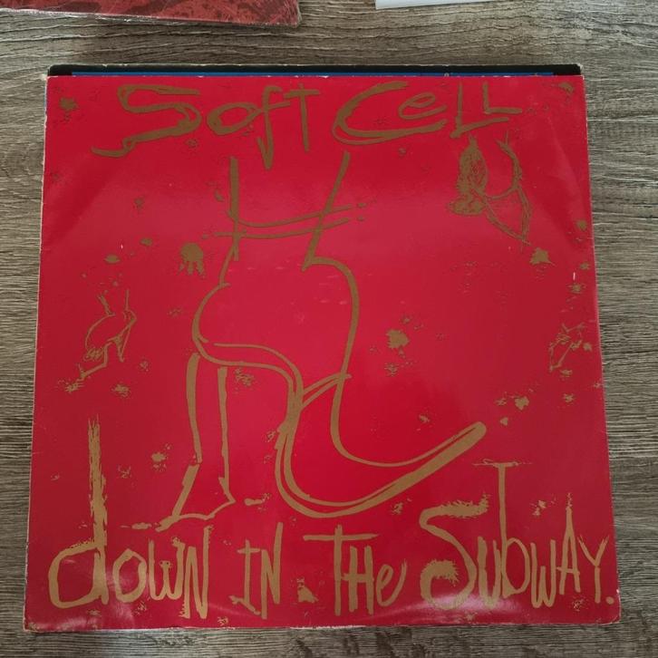 12" Soft Cell – Down In The Subway, Cd's en Dvd's, Vinyl Singles, Gebruikt, Maxi-single, Pop, 12 inch, Ophalen of Verzenden
