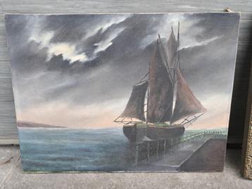 huile sur toile marine beschikbaar voor biedingen
