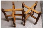 Lot de 2 piètements pour plateau oriental, Bois, Enlèvement, Utilisé, Autres formes