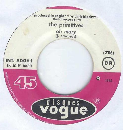 Garage rock 45: The Primitives – Oh Mary / I Don't Feel Myse, Cd's en Dvd's, Vinyl Singles, Gebruikt, Single, Rock en Metal, 7 inch