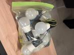LED lamp 10 stuks e27 fitting met kroonsteen, Led-lamp, E27 (groot), Zo goed als nieuw, Ophalen