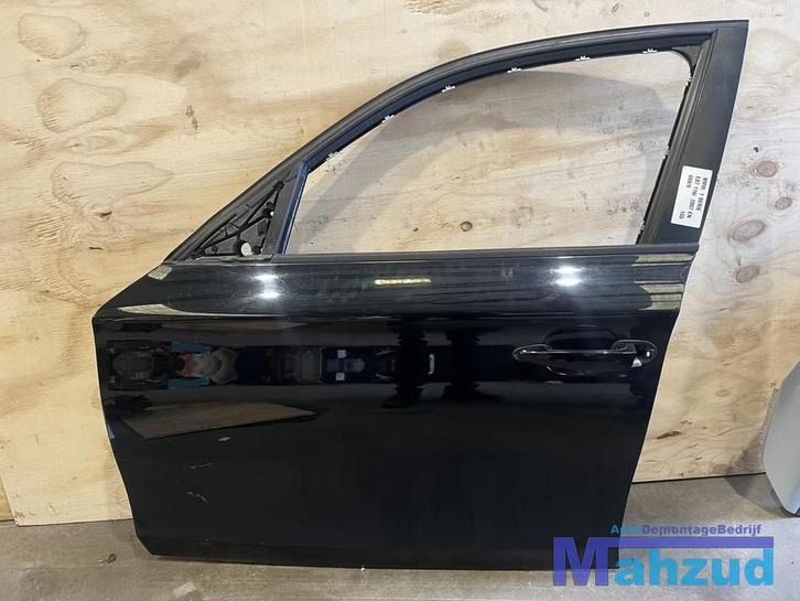 BMW 1 SERIE E87 zwart 668/9 links voor deur 2003-2010, Autos : Pièces & Accessoires, Carrosserie & Tôlerie, Porte, BMW, Avant