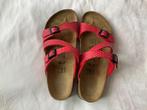 Birkenstock Birki's 37 rouge petits pois blancs, Ophalen, Sandalen of Muiltjes, Zo goed als nieuw, Rood