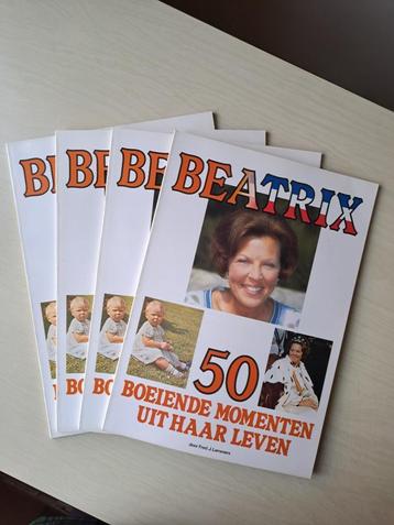Koningin Beatrix boek met 50 momenten uit haar leven   beschikbaar voor biedingen