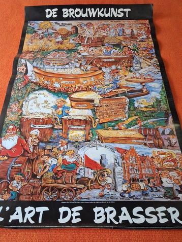 oude affiche de brouwkunst jaar 1986 beschikbaar voor biedingen