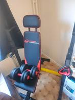 Fitnesstoestellen plus gewichten, Sport en Fitness, Ophalen, Zo goed als nieuw