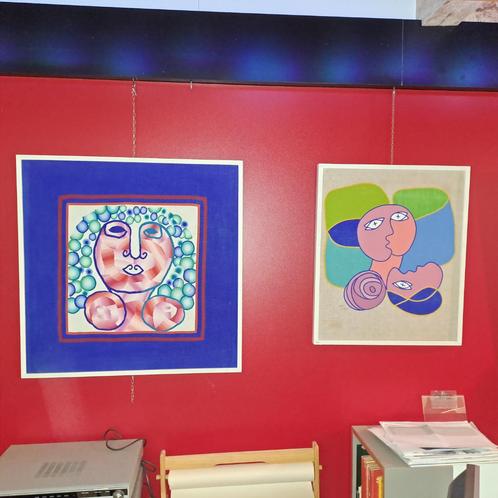 Zeefdrukken Erika Grabher, Antiek en Kunst, Kunst | Litho's en Zeefdrukken, Ophalen
