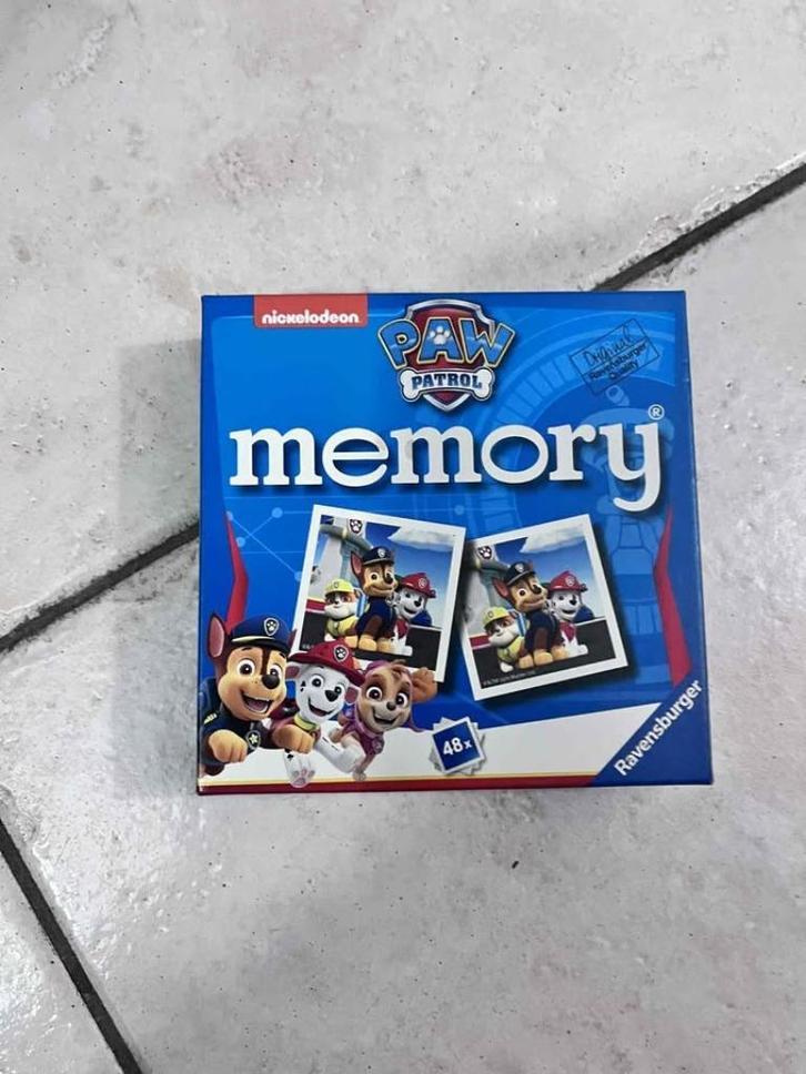 Memory Paw Patrol, Hobby en Vrije tijd, Gezelschapsspellen | Kaartspellen, Zo goed als nieuw, Ophalen