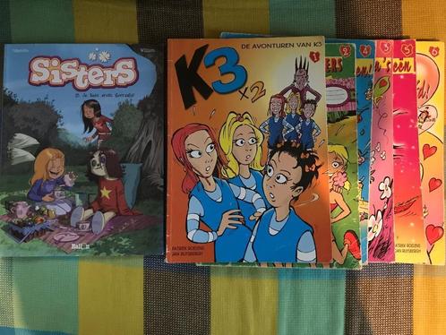 k3 strips 1-6 met originele k3 en een strip van sisters( zie, Livres, BD, Utilisé, Plusieurs BD, Enlèvement ou Envoi