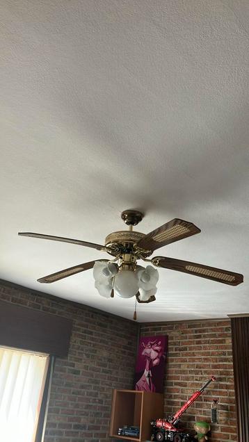 Ventilateur de plafond avec éclairage., Electroménager, Enlèvement, Utilisé, Ventilateur de plafond