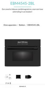 Inbouw combimagnetron zwart, Elektronische apparatuur, Ovens, Nieuw, 45 tot 60 cm, Inbouw, Ophalen