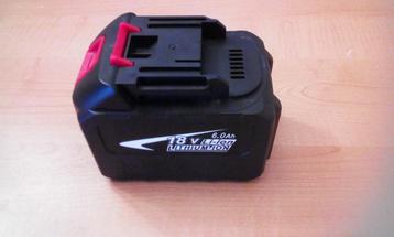 18V  6.0Ah Li-ion Batterij voor Makita toestellen + lader disponible aux enchères