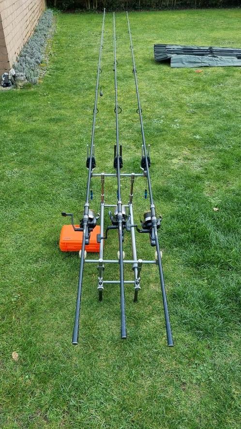Karper hengelset, Watersport en Boten, Hengelsport | Karpervissen, Zo goed als nieuw, Ophalen