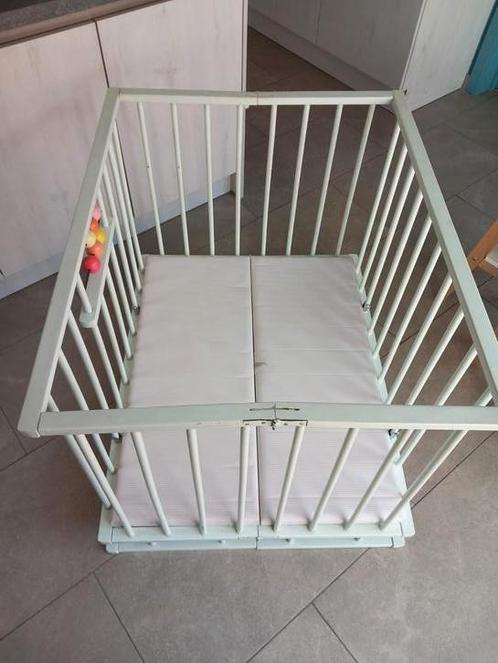 Babypark inclusief omranding- en inlegkussen, Kinderen en Baby's, Babyparken, Gebruikt, Rechthoekig, Boxkleed, Ophalen