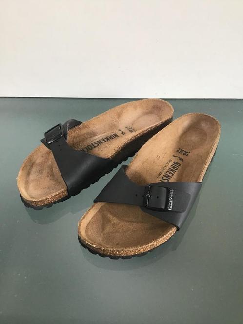 Gratis Verzenden | Birkenstock Nieuwe zwarte slippers 38, Kleding | Dames, Schoenen, Nieuw, Slippers, Zwart, Verzenden
