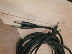 2 Dubbele Jack 6.3mm kabels 1x6m & 1x8m, Gebruikt, Ophalen of Verzenden, Apparatuur