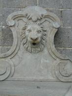 fontaine mural tête lion en pierre bleu , ancienne superbe !, Comme neuf, Pierre, Fontaine, Enlèvement ou Envoi