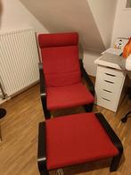 2 stuks IKEA schommelstoel met een voetbankje, Huis en Inrichting, Ophalen, Zo goed als nieuw