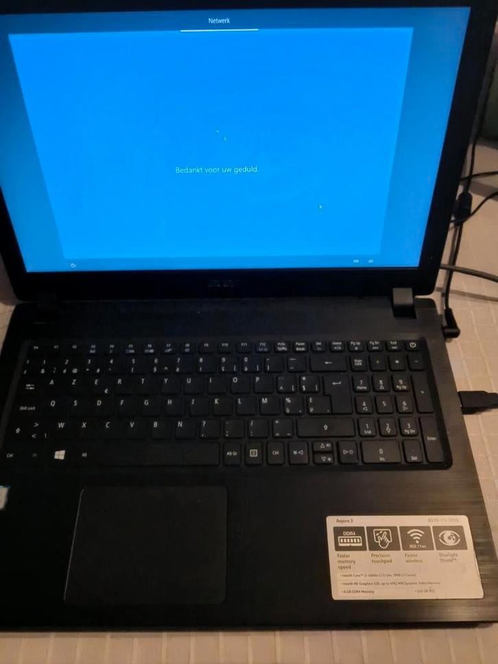 Acer Aspire 3, Computers en Software, Windows Laptops, Gebruikt, SSD, 2 tot 3 Ghz, 8 GB, Azerty, Ophalen