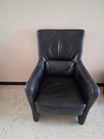 zeteltje, Huis en Inrichting, Fauteuils, Ophalen, Gebruikt, Minder dan 75 cm, Leer