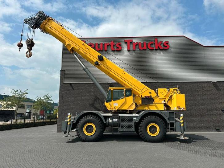 Grove RT890 E ROUGH TERRAIN CRANE + JIB+ 2 x WINCH, Zakelijke goederen, Machines en Bouw | Kranen en Graafmachines, Kraan