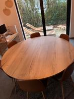 Ronde tafel met 6 stoelen, Huis en Inrichting, Ophalen, Zo goed als nieuw