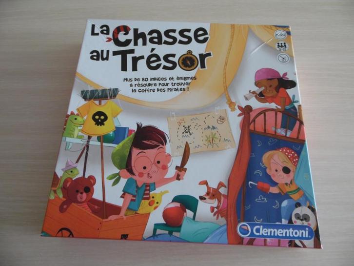 LA CHASSE AU TRÉSOR      CLEMENTONI, Kinderen en Baby's, Speelgoed | Educatief en Creatief, Zo goed als nieuw, Ophalen of Verzenden