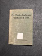Der Bankkaufmann Taschenbuch 1938, Ophalen, Boek of Tijdschrift
