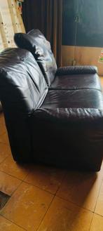 Tweezit leder gratis af te halen, Ophalen, Gebruikt, Tweepersoons, Leer